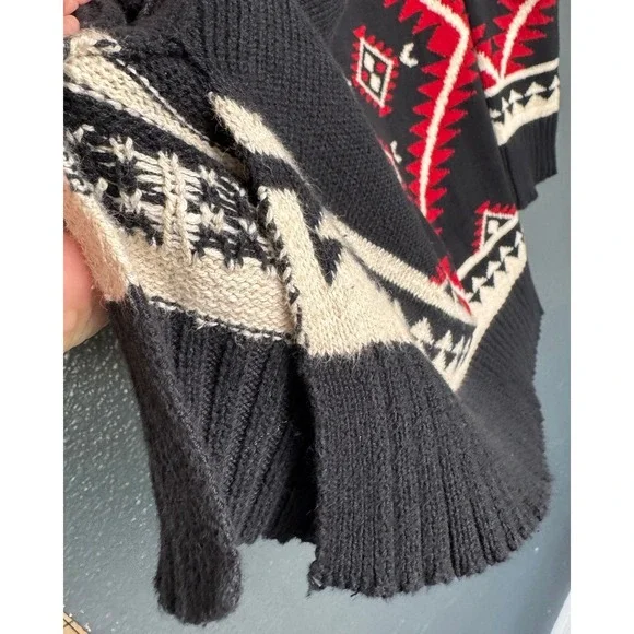 Lauren Ralph Lauren Southwestern Aztec‎ Navajo Knit Sweater – Cotton – Size L - Picture 3 of 9